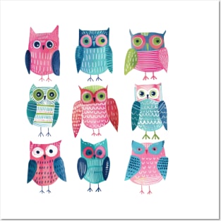 Owls Posters and Art